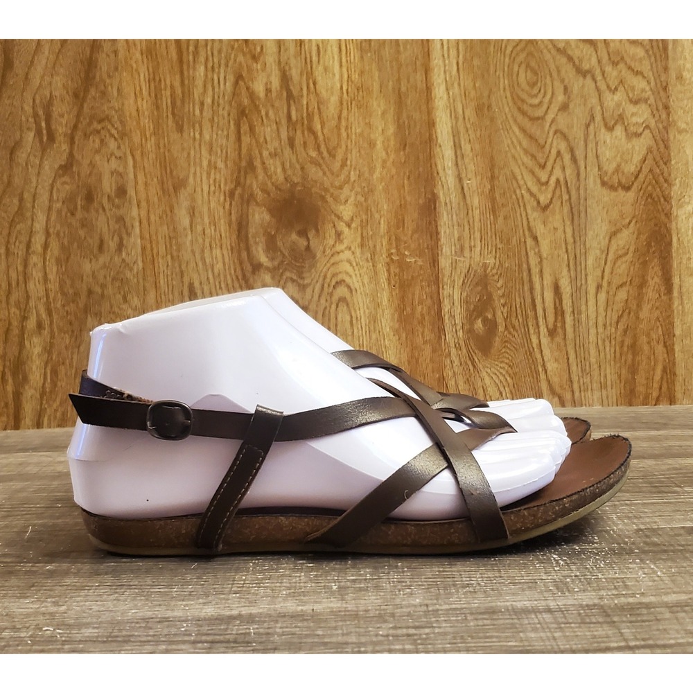 Blowfish Brown Strappy Flat Sandals